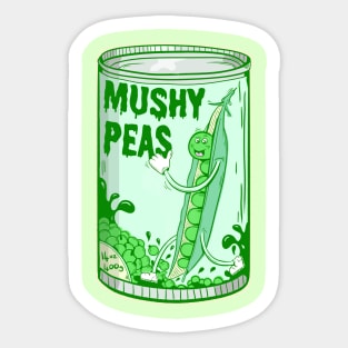 Mushy Peas Sticker